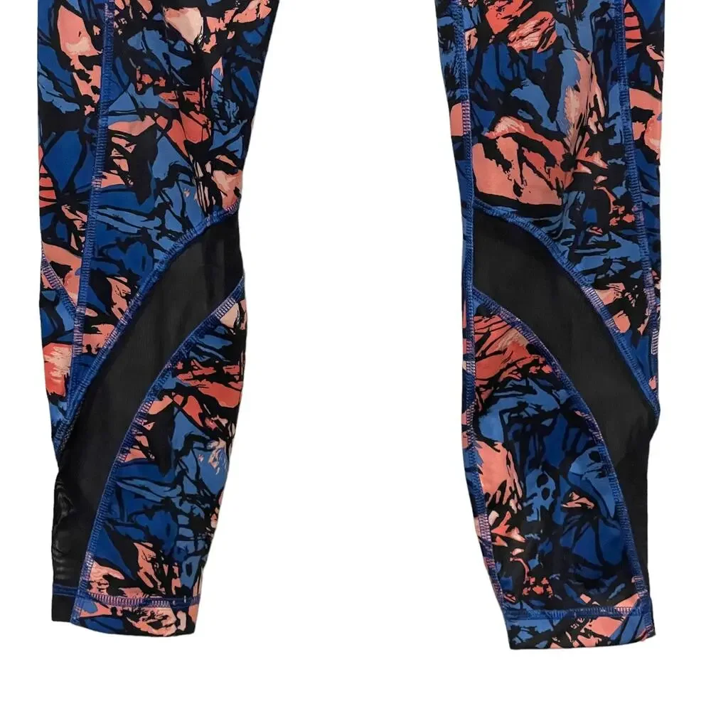 Lululemon athletica Inspire Tight II Paint Storm Harbor Blue Multi